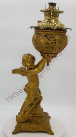 Jumbo “Magic Carpet” Cherub Banquet Lamp