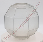 White Satin Square Panel Shades