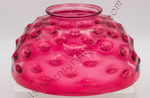 Cranberry Bullseye Hanging Lamp Shades