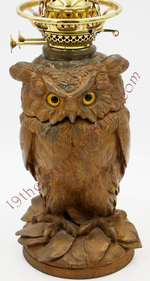 Aesthetic "Great Horned Owl" Banquet Lamp